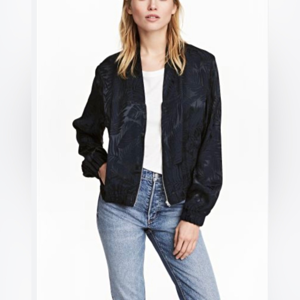 H&M Satin Bomber